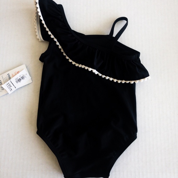 NWT Old Navy One- Shoulder Swimsuit (12-18 months) - Picture 3 of 6